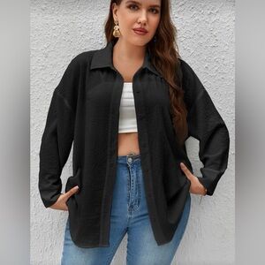 Black Button-Up Shirt